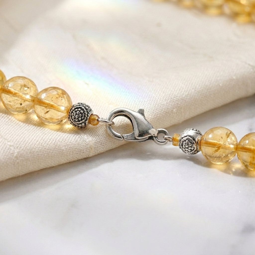 Golden Rutile Daily Wear Necklace