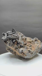 Load and play video in Gallery viewer, Morian Smokey Quartz Cluster: Dissolves Negative Energy
