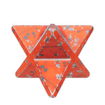 Load 3D model into Gallery viewer, Red Agate Merkaba 3d