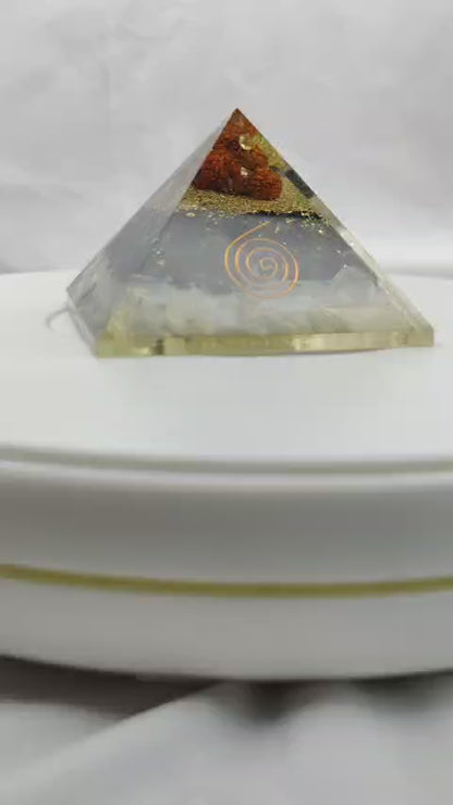 Orgonite Mixed Crystal Pyramid