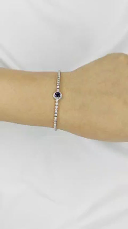 Blue Sapphire Jewellery Bracelet
