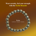 Load image into Gallery viewer, Pyrite Bracelet: Manifest Abundance
