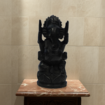 Load image into Gallery viewer, Karungali Ganesha Idol - Kirita Vinayaka : Divine Protection &amp; Prosperity
