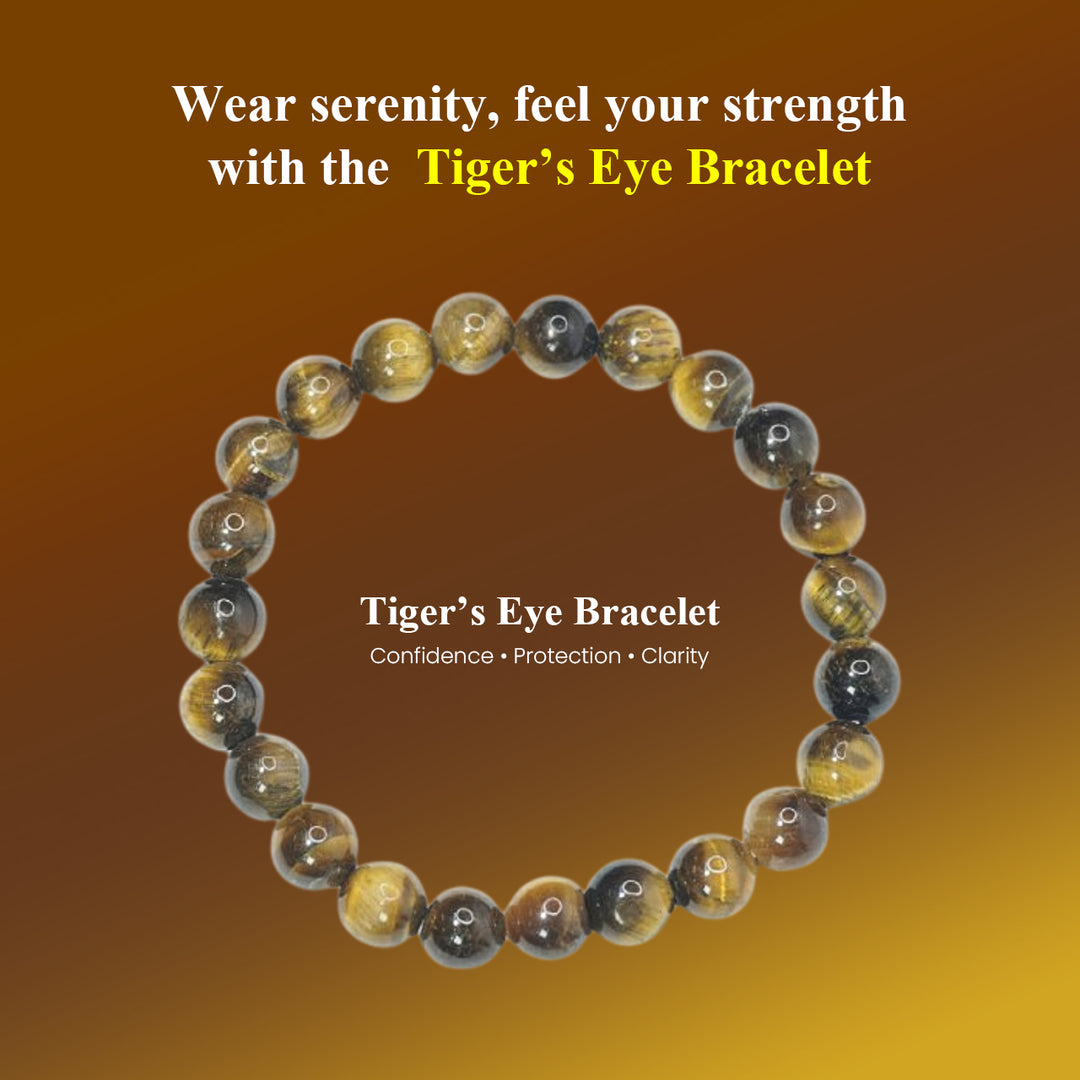 Tiger's Eye Bracelet: Boosts Self Confidence