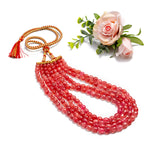 Load image into Gallery viewer, Pink Quartz Necklace - 4 Layer
