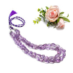 Amethyst Necklace: Peace and Calm - Multishaped 2 Layer