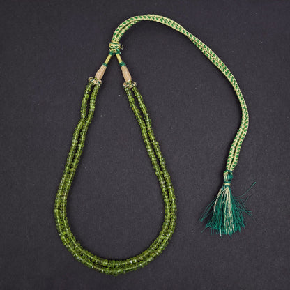 Peridot 2 Layered Necklace
