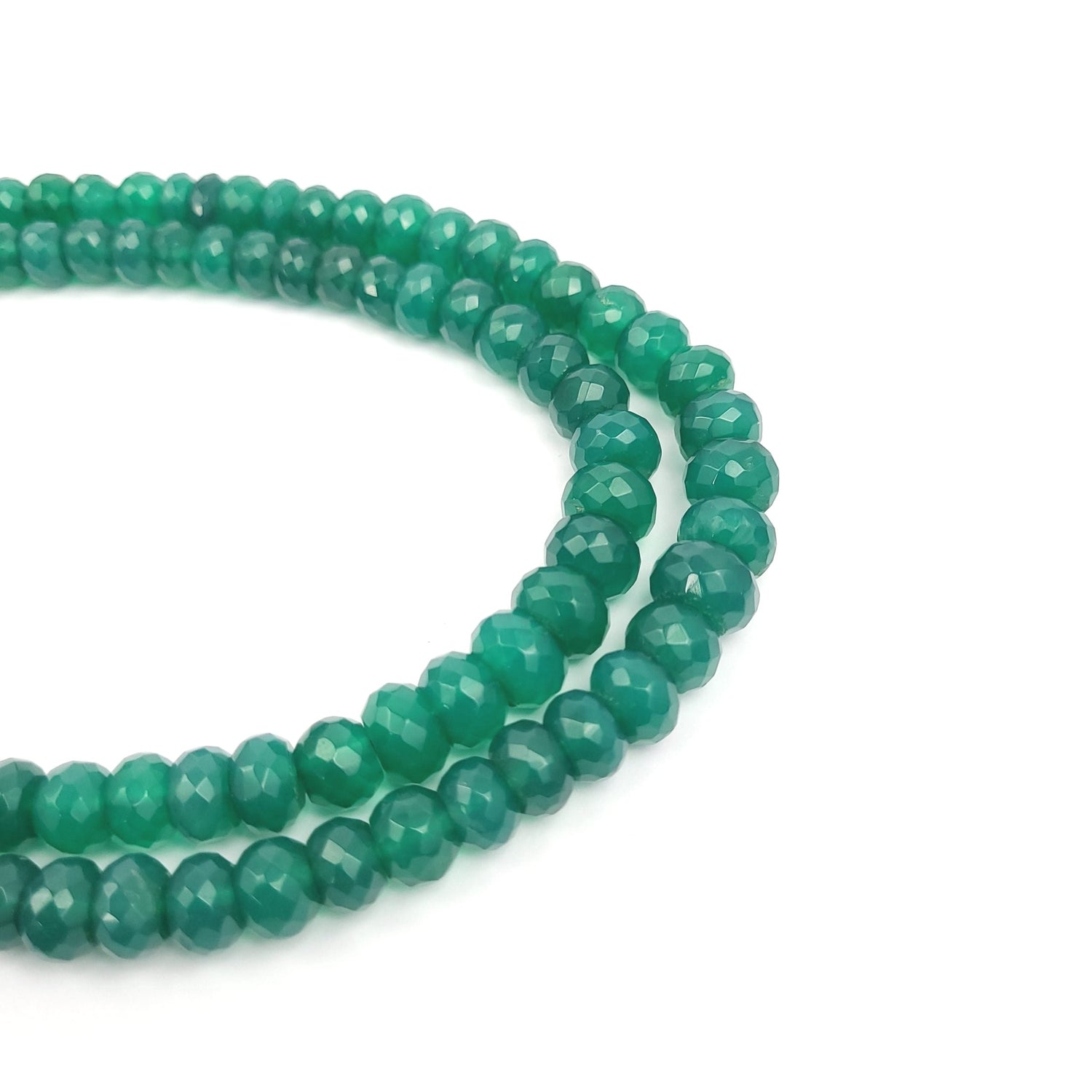 Onyx Green 2 Layered Necklace
