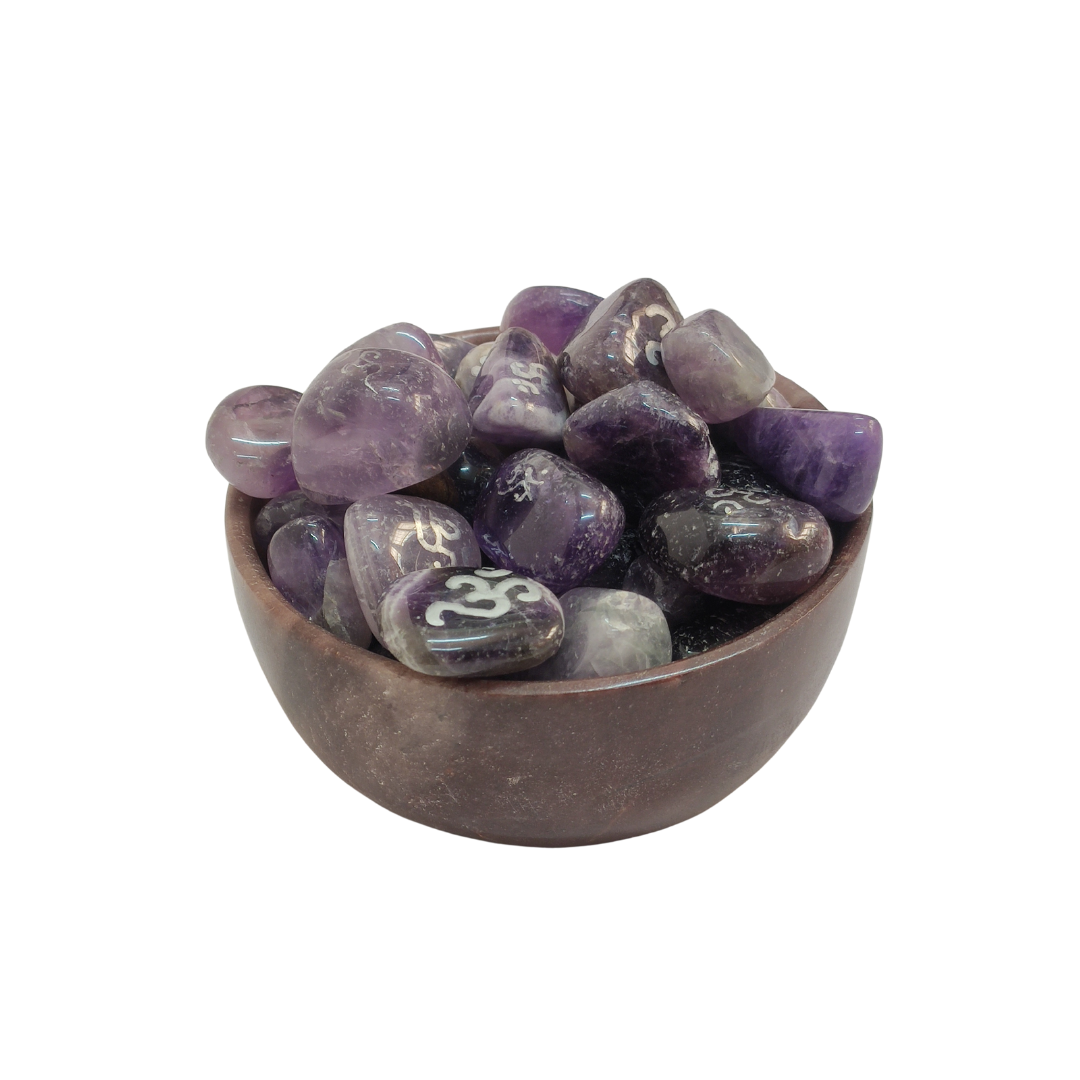 Amethyst Tumbled Stone: Peace and Calm