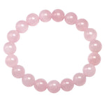 Load image into Gallery viewer, Rose Quartz Bracelet: Self Love - Round Beads 8mm
