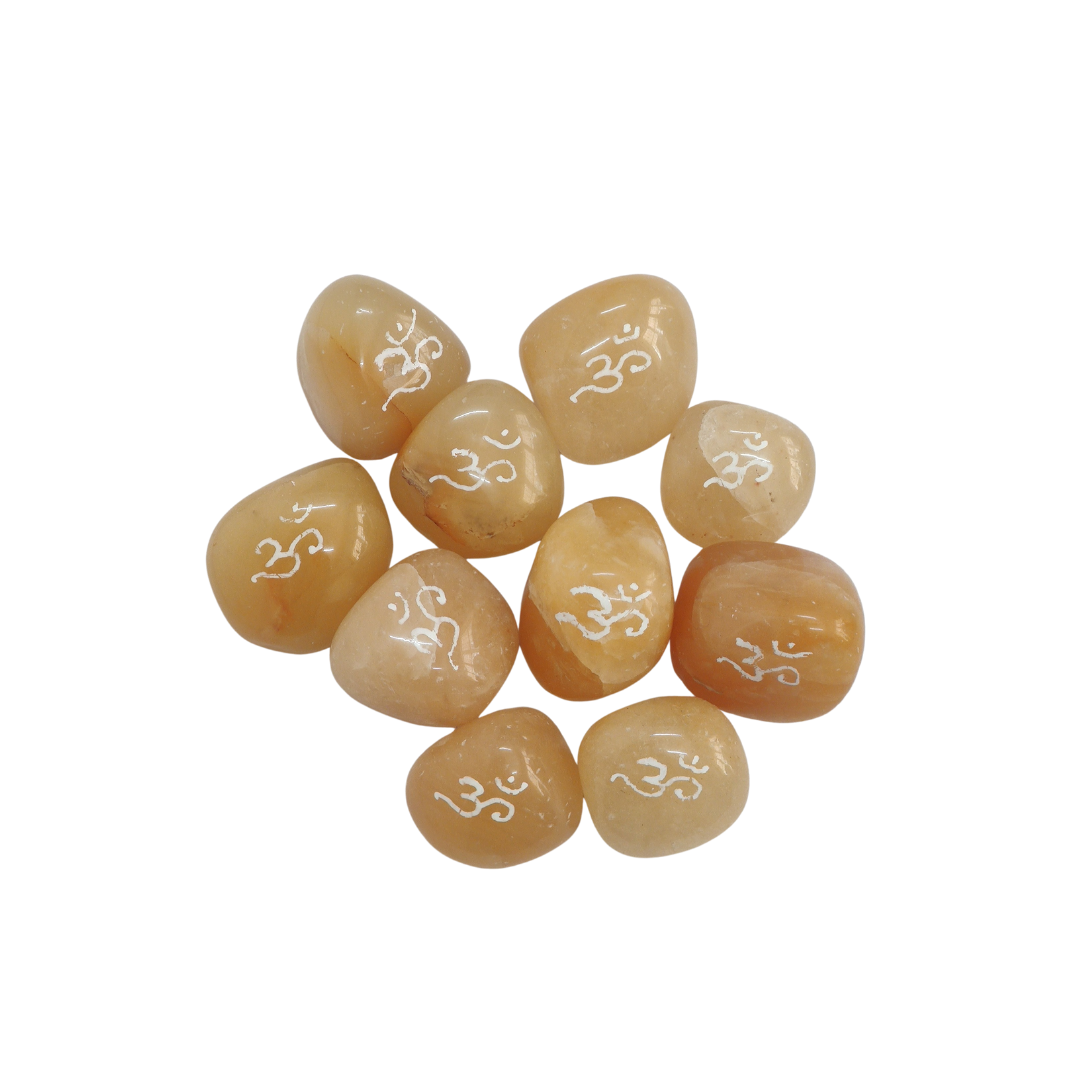 Yellow Jade Tumbled Stone