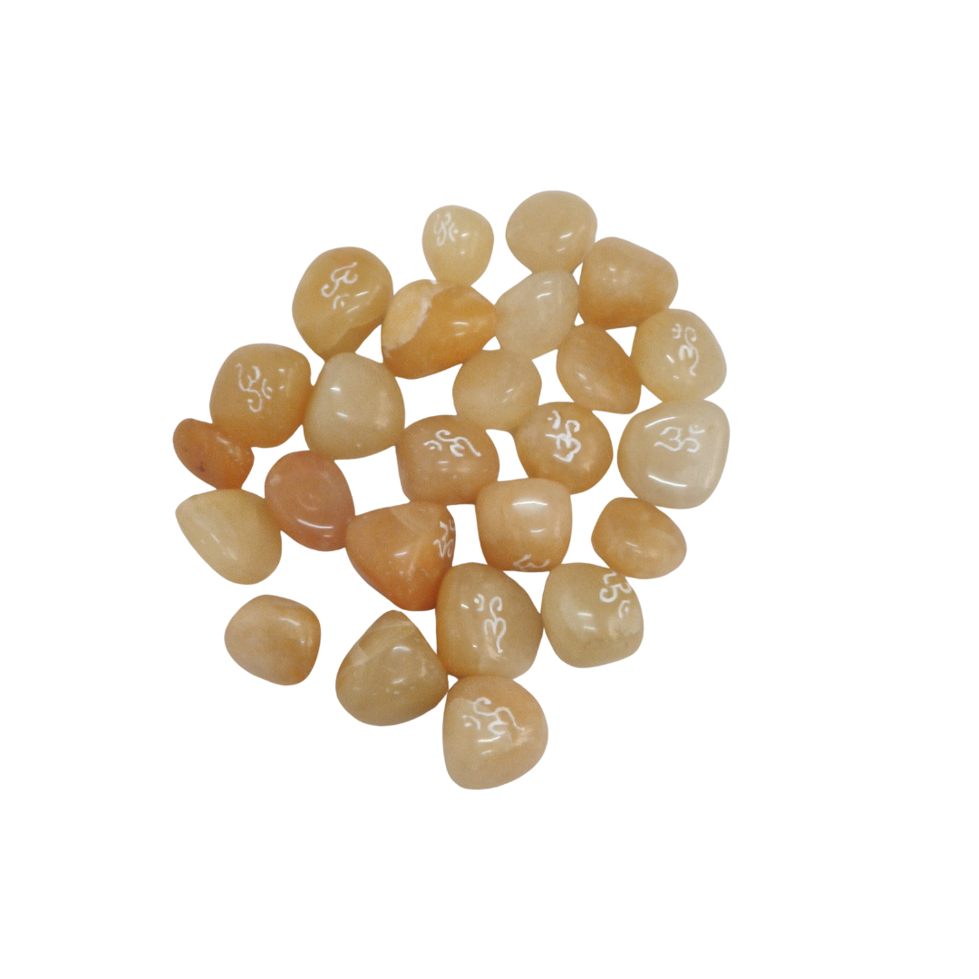 Yellow Jade Tumbled Stone