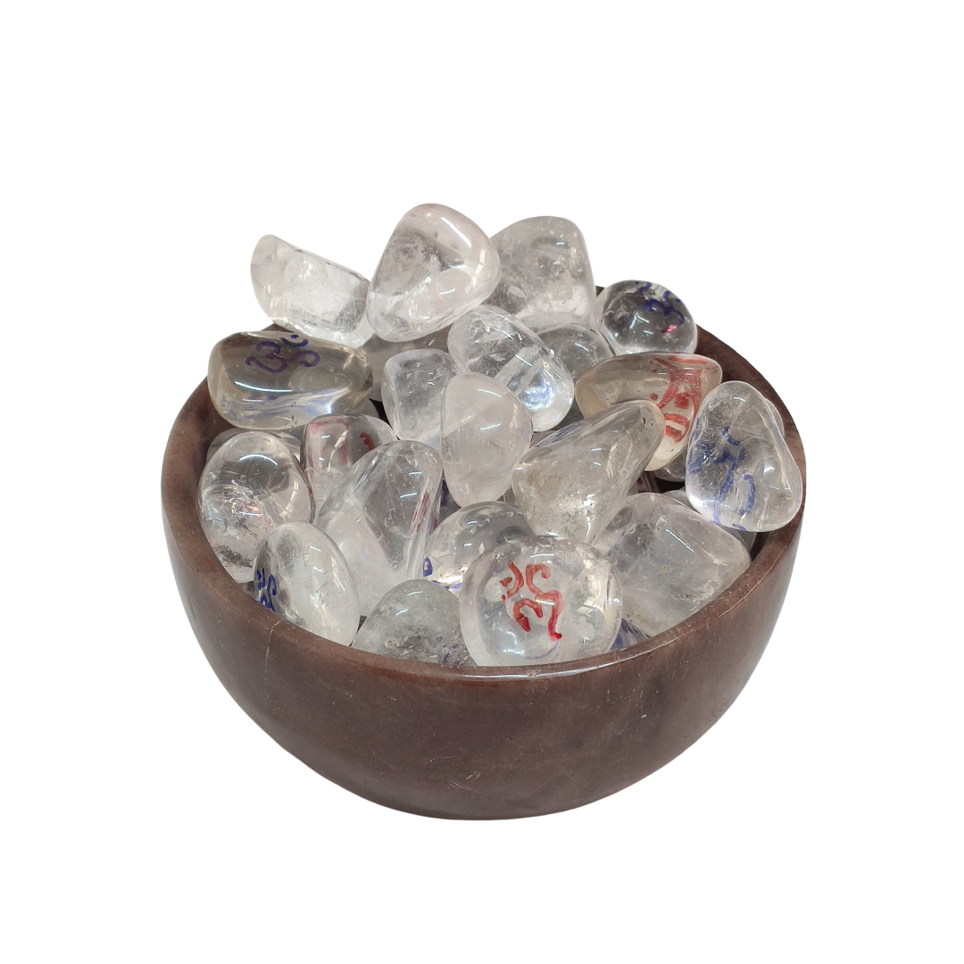 Clear Quartz Tumbled Stone: Spiritual Awareness