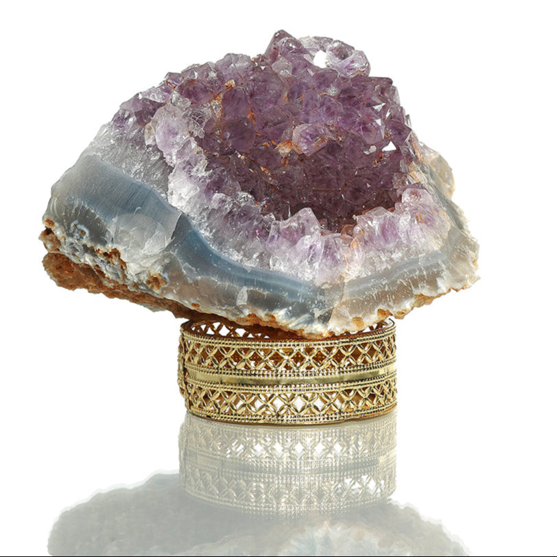 Amethyst Cluster: Peace and Calm