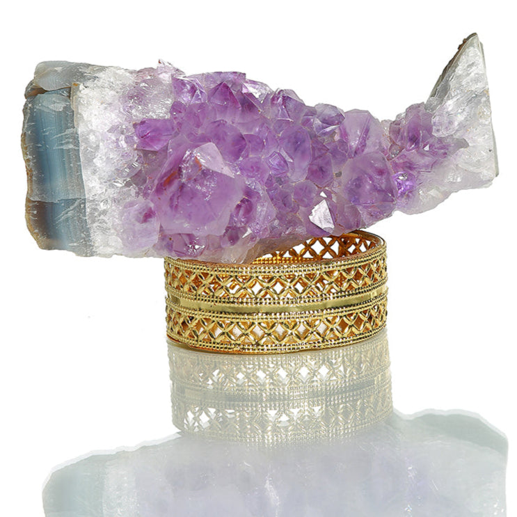 Amethyst Cluster: Peace and Calm