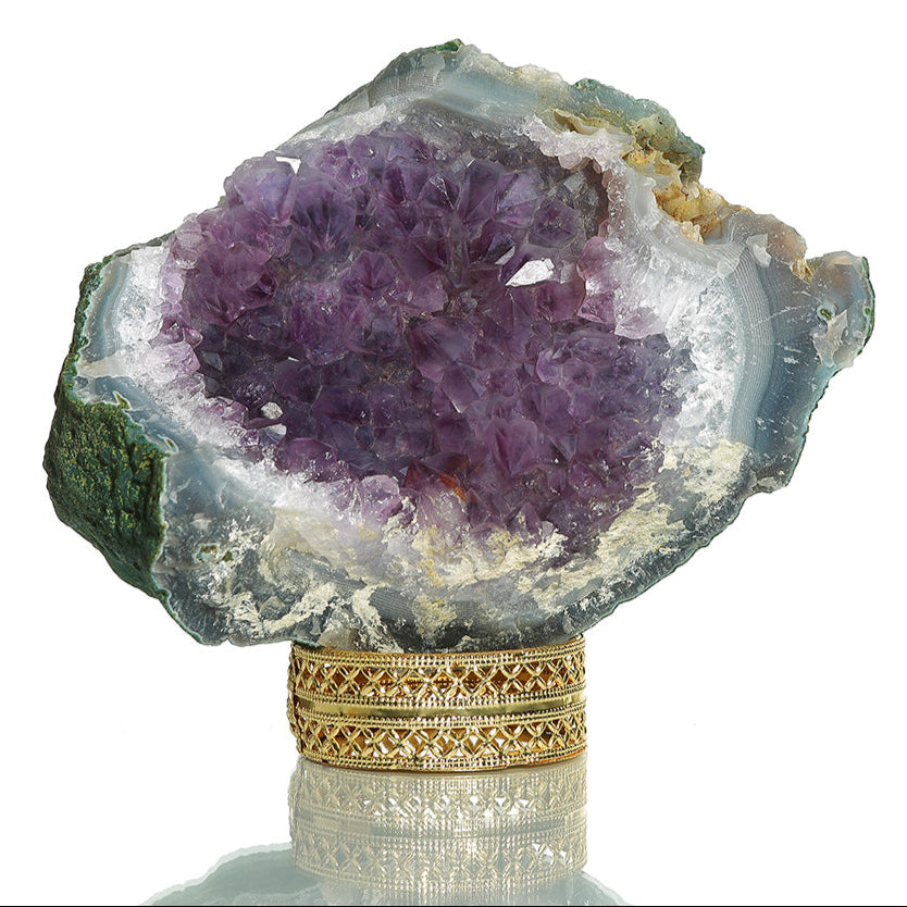 Amethyst Cluster: Peace and Calm