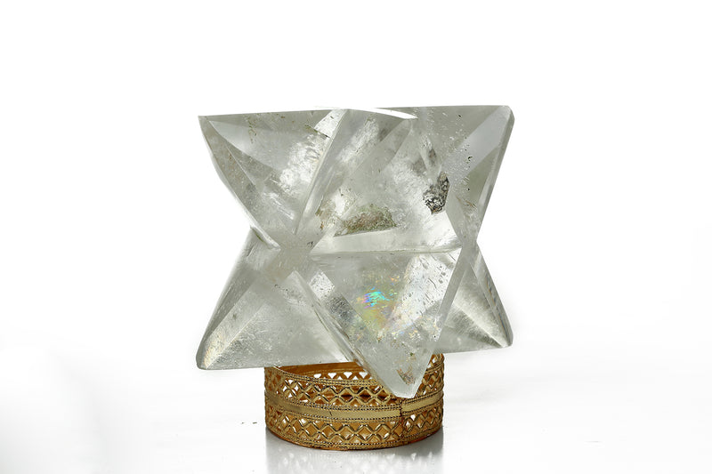 Clear Quartz Merkabah: Spiritual Awareness