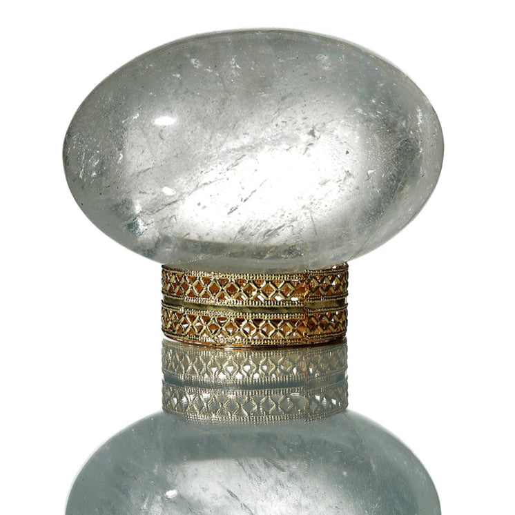 Clear Quartz (Spatika) Shivalingam: Spiritual Awareness