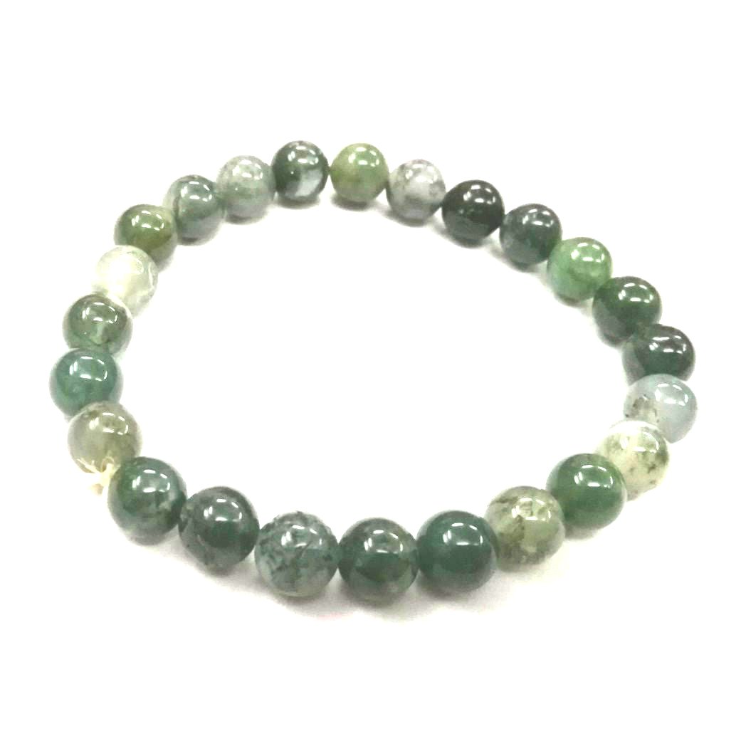 Green Moss Agate Bracelet