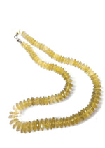 Lemon Topaz Necklace: Joyfulness - Chip Cut Single Layer