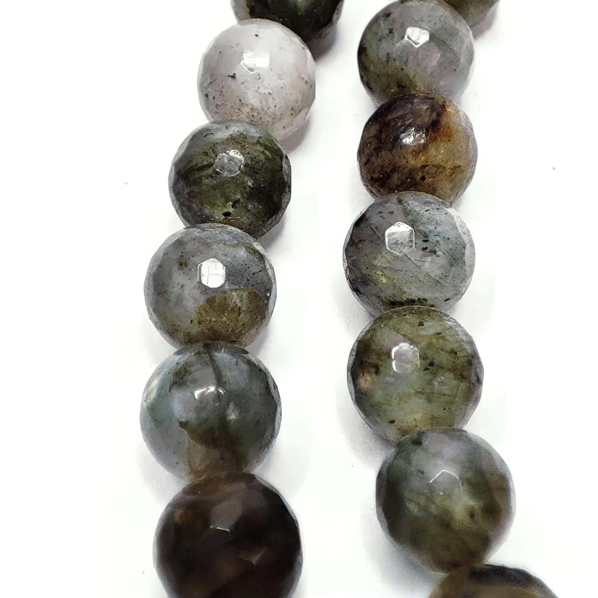 Labradorite Round Cut Beads Japamala 8mm
