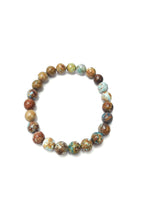 Chrysocolla Bracelet: Induces Stability - Round Beads