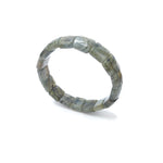 Load image into Gallery viewer, Labradorite Bracelet: Square Beads
