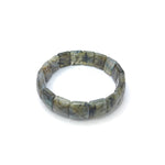 Load image into Gallery viewer, Labradorite Bracelet: Square Beads
