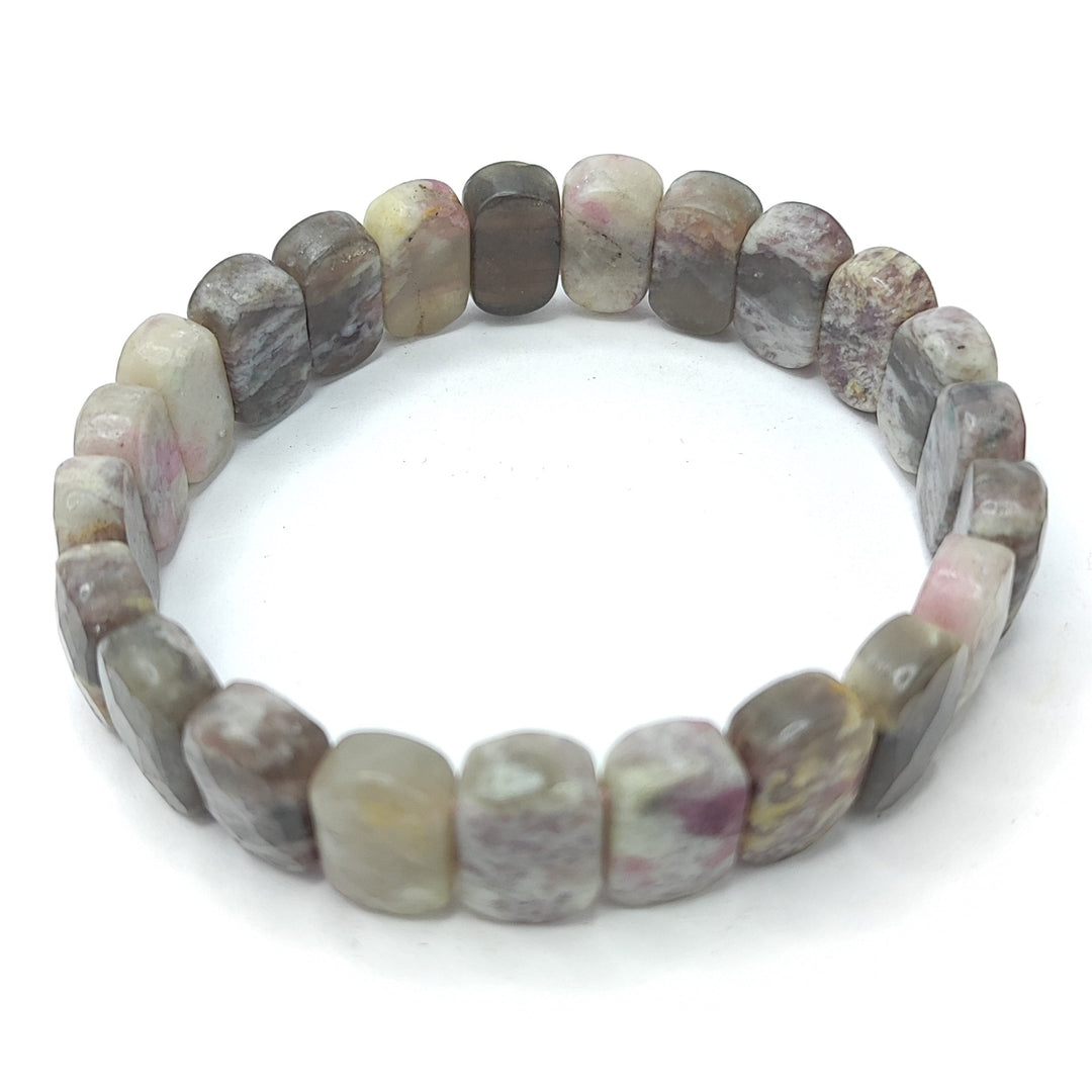 Lepidolite Bracelet- Oval Beads