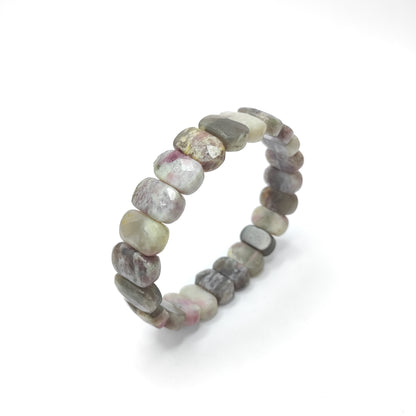 Lepidolite Oval Beads Bracelets