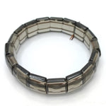 Load image into Gallery viewer, Smokey Quartz Bracelet: Removes Fear - Square Beads
