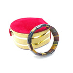 Tri-Coloured Tiger's Eye Bracelet: Boosts Self Confidence - Square Beads