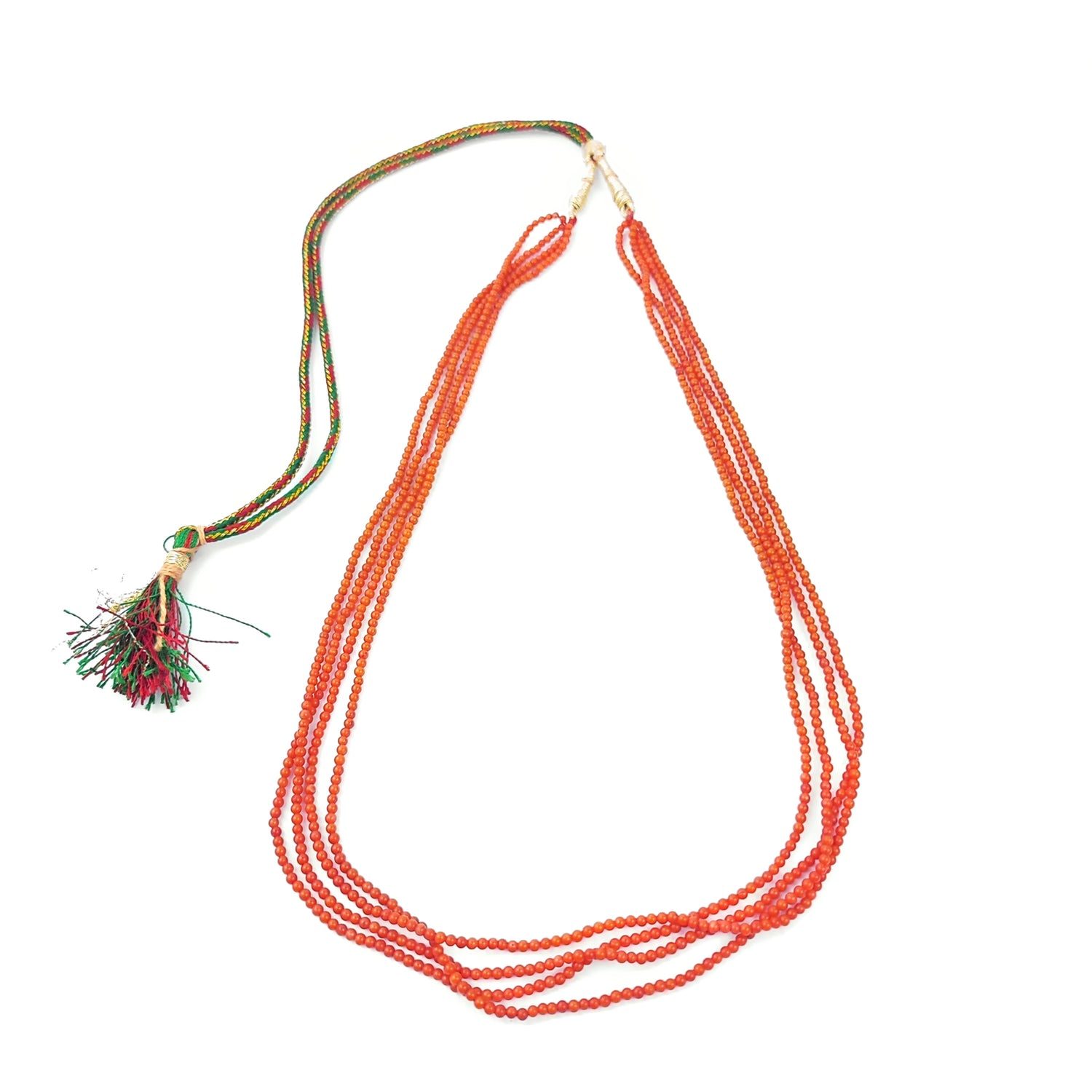 Coral Four Layered Necklace
