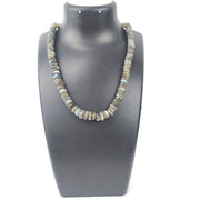Labradorite Necklace: Enhances Inner Worth - 1 Layer