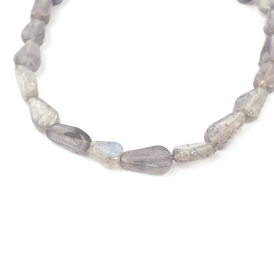 Labradorite Petal Beads Necklace