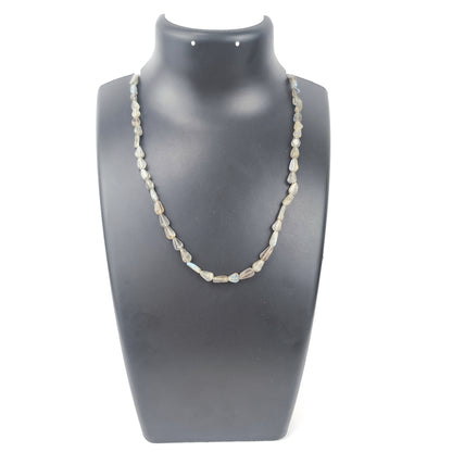 Labradorite Petal Beads Necklace