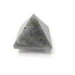 Blue Lace Agate Pyramid: Strengthens Inner Attunement