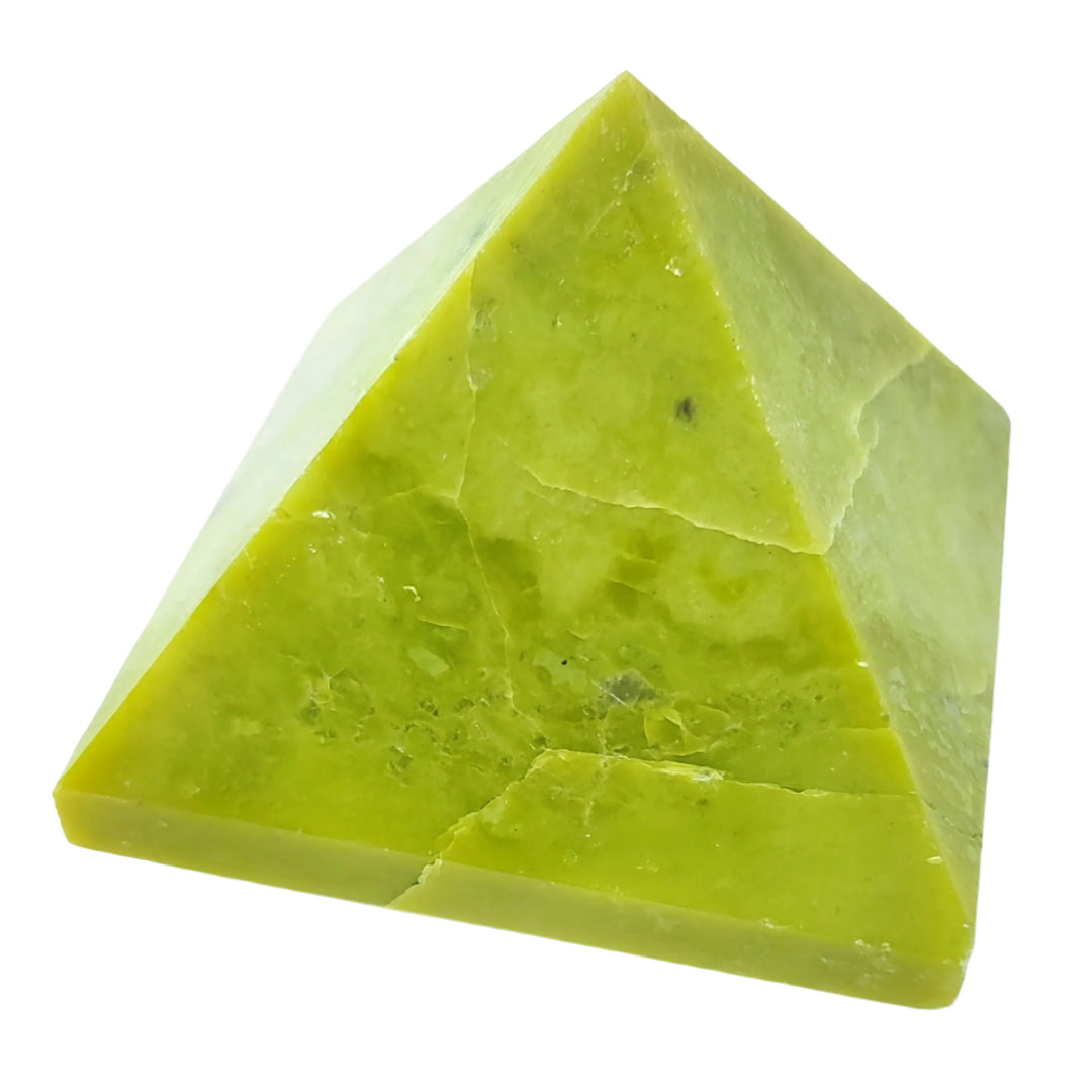 Green Jasper Pyramid