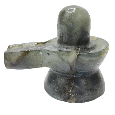 Labradorite Jaldhara Shivalingam