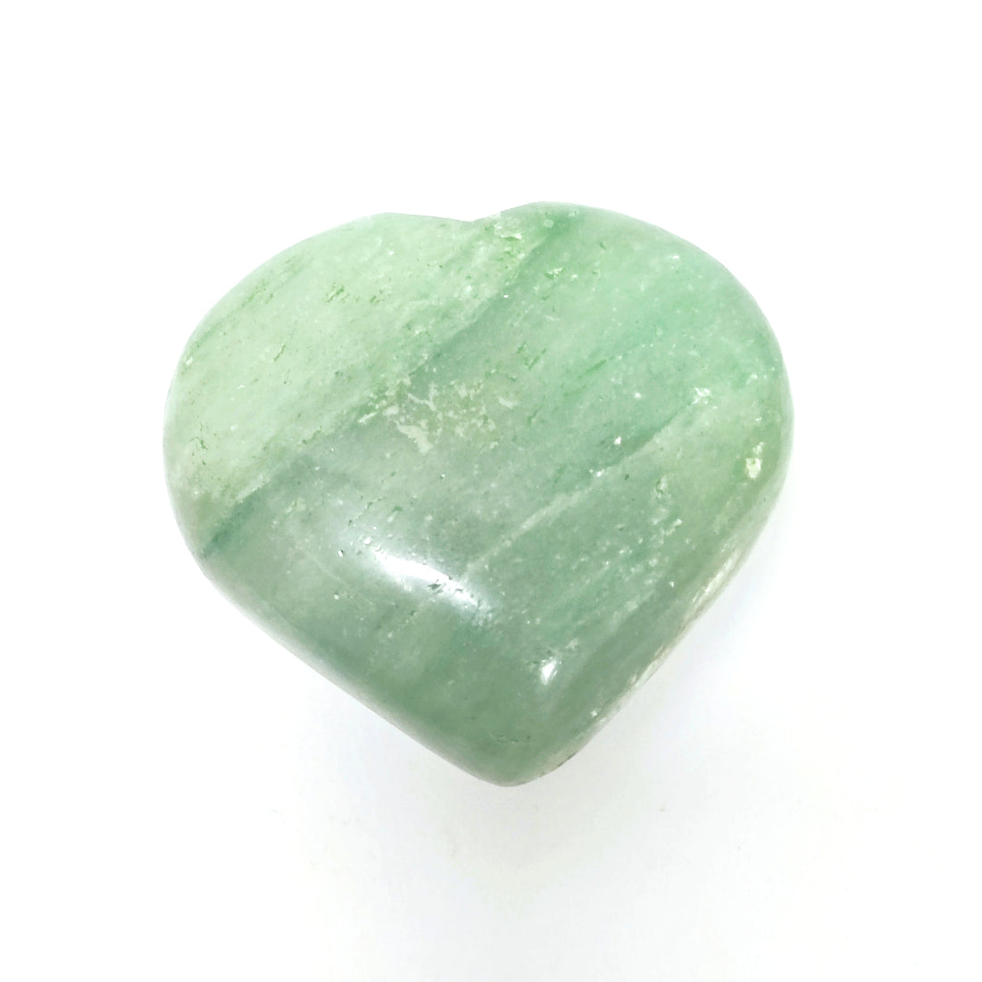 Jade Heart Shaped Crystal