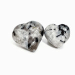 Rainbow Moonstone Crystal: Heart Shaped