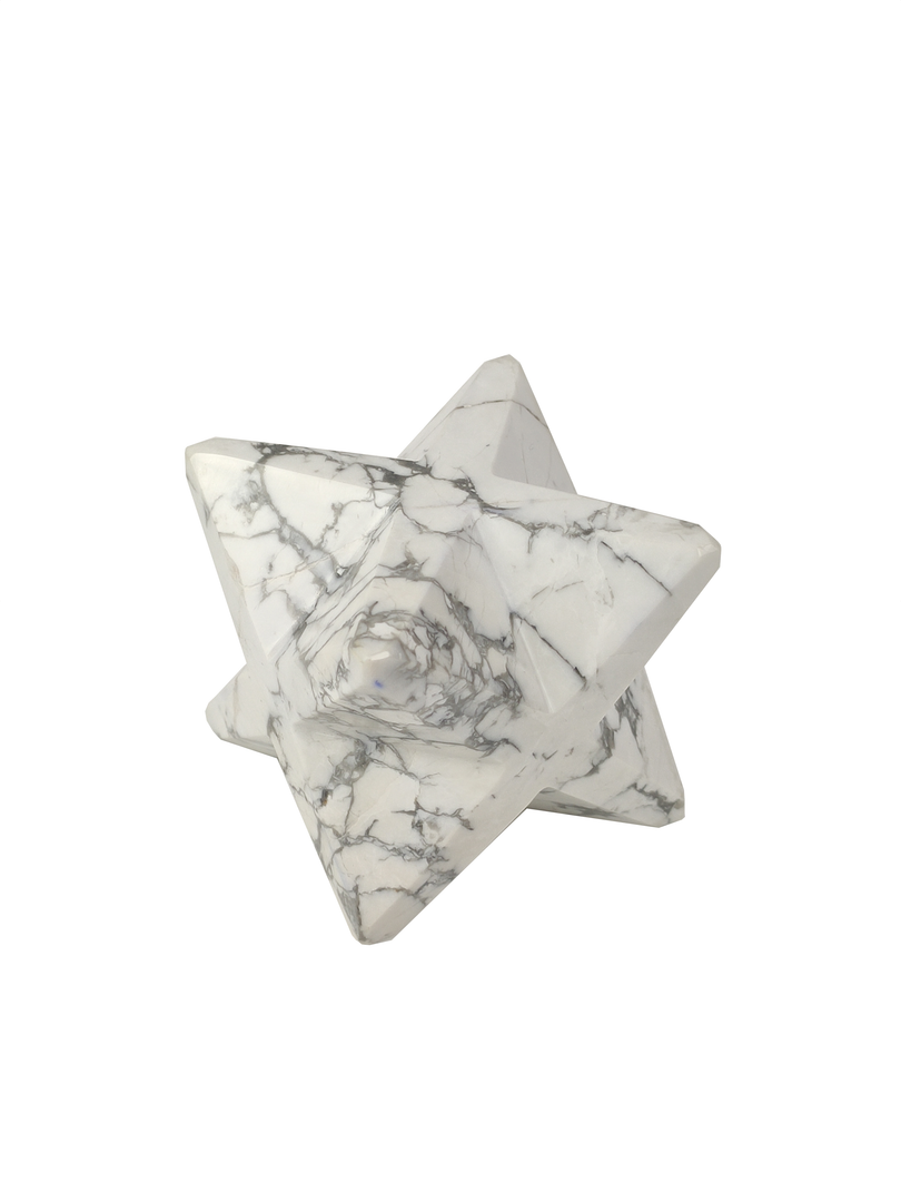 Howlite Merkaba