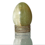 Load image into Gallery viewer, Onyx Green and Brown Shivalingam
