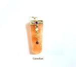 Load image into Gallery viewer, Flat Pencil with Chakra Stones Pendants
