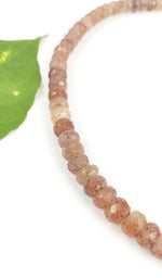 Rutilated Quartz Oval Beads Necklace 8mm