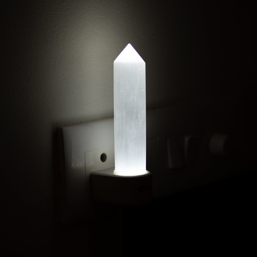 Selenite Lamp Tower