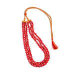 Load image into Gallery viewer, Pink Quartz Necklace - 3 Layer
