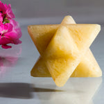 Load image into Gallery viewer, Yellow Agate Merkaba
