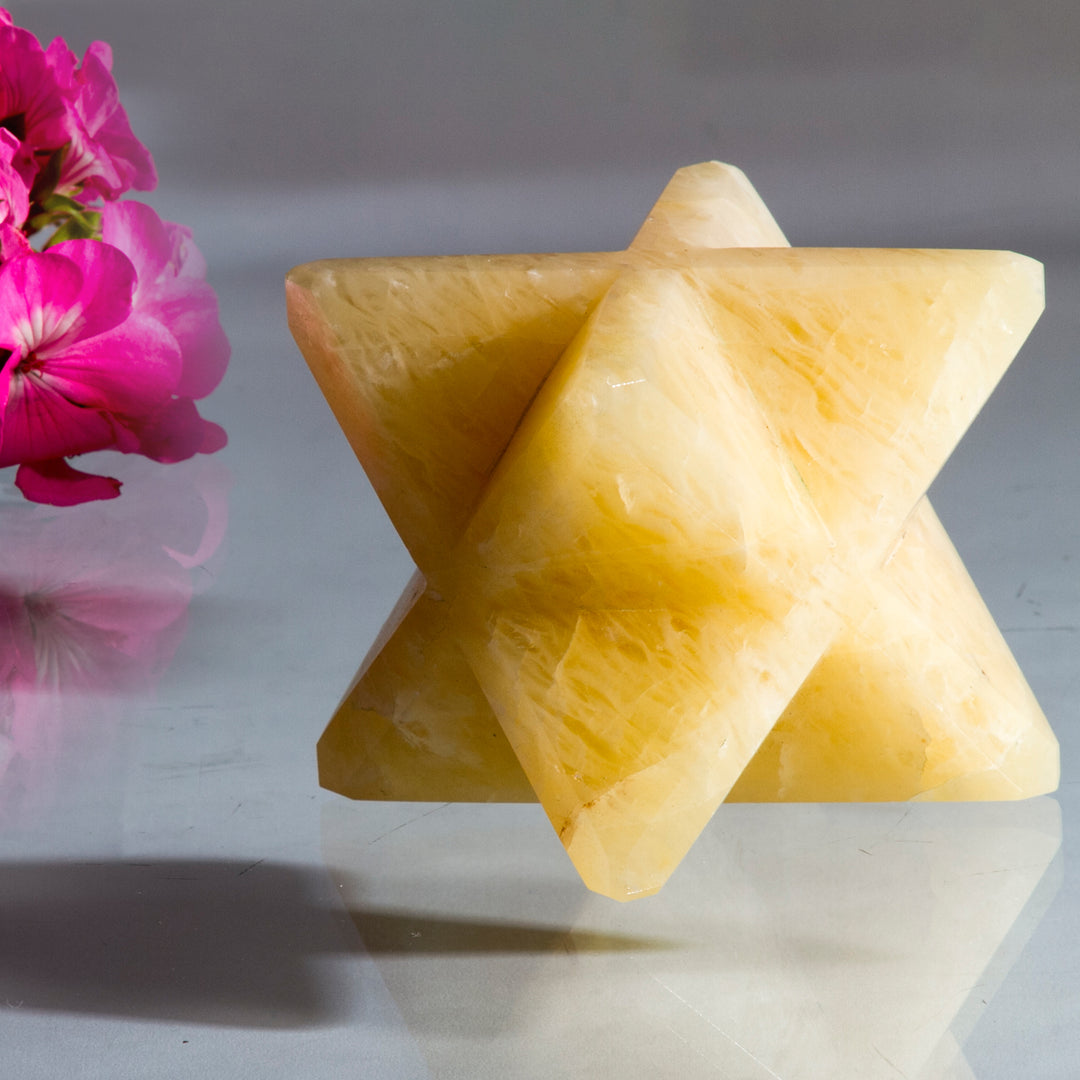 Yellow Agate Merkaba