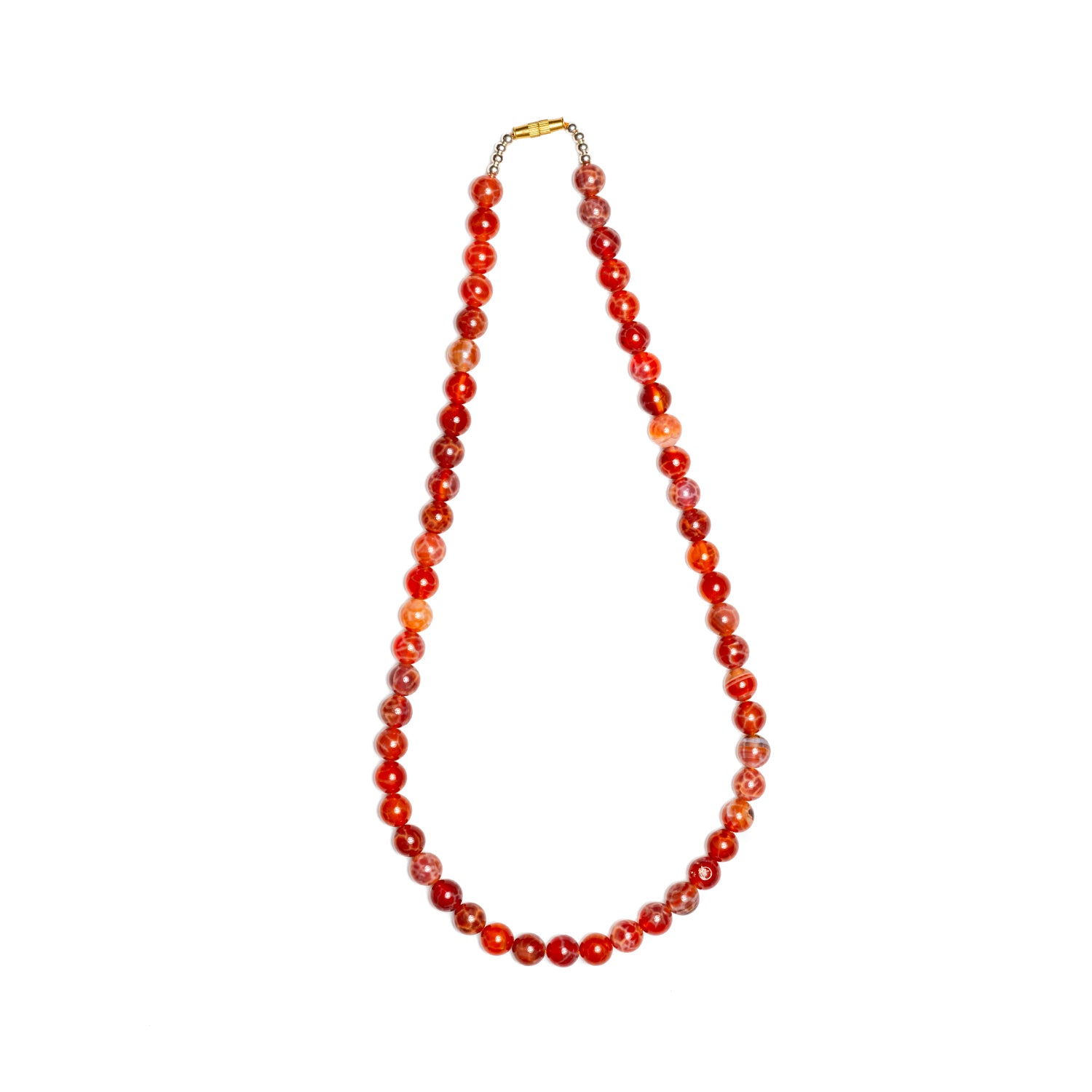 Fire Agate Daily Wear Necklace